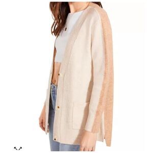 BB Dakota two tone XL cozy Grandpa cardigan with pockets